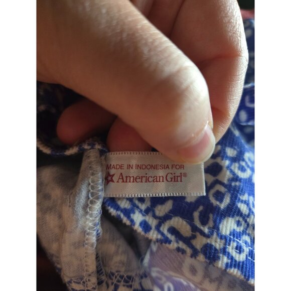 American Girl Truly Me Floral Print Corduroy Dress for 18 inch Doll Play Toy - Picture 3 of 5